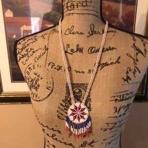 Native American beaded necklace